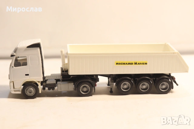 HERPA H0 1/87 VOLVO САМОСВАЛ ГОНДОЛА КАМИОН МОДЕЛ