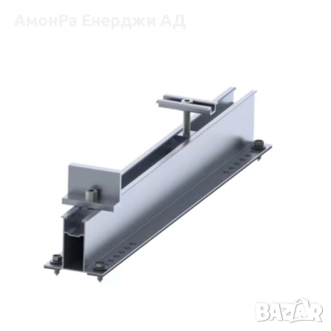 Мини релса за ламаринен покрив височина 380х60mm, с уплътнител EPDM 