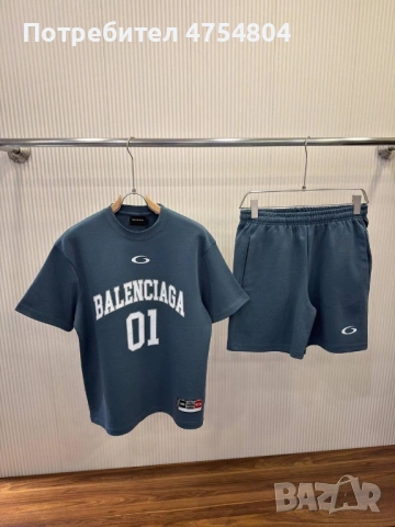 Най-високо качество мъжки комплекти Balenciaga / Burberry / Stone Island, снимка 2 - Спортни дрехи, екипи - 54585392