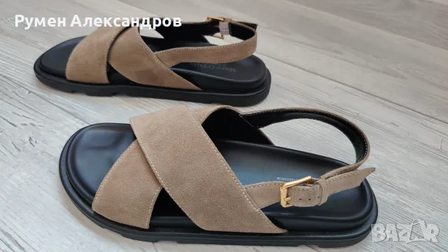 Мъжки кожени сандали Marc Opolo размер 41, снимка 7 - Мъжки сандали - 55358003