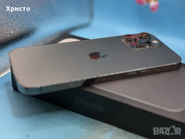 ПЕРФЕКТЕН!!! Apple, iPhone 13 Pro Max, 128GB, 5G, Graphite, снимка 9 - Apple iPhone - 55656812