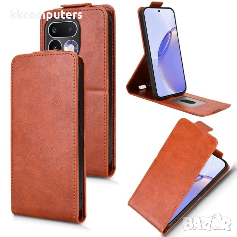 Вертикален Кожен Калъф за Realme 16 Pro 5G - Флип, Магнитен, Стойка, Слот за Карта, 4 цвята, снимка 3 - Калъфи, кейсове - 54190906