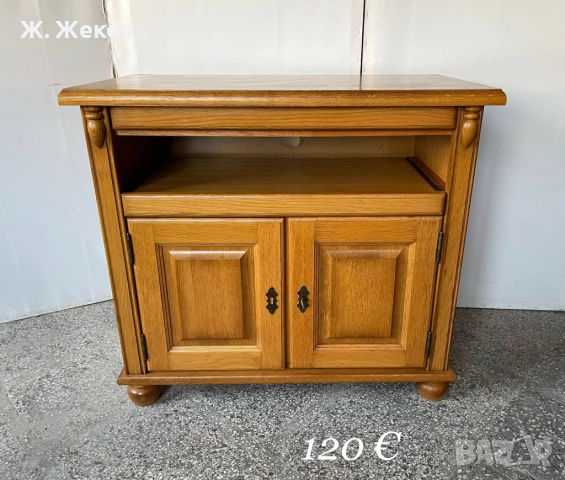 Масивен дъбов шкаф, снимка 2 - Шкафове - 54450353