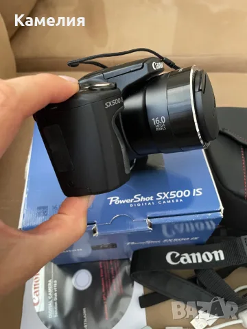 Фотоапарат Canon PowerShot SX500 IS, снимка 5 - Фотоапарати - 55687541