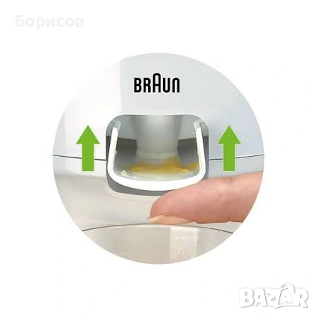 BRAUN CJ 3050-ЕЛЕКТРИЧЕСКА СОКОИЗТИСКВАЧКА (ЦИТРУСПРЕСА), снимка 5 - Сокоизстисквачки и цитрус преси - 55049475