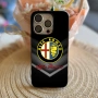 Силиконов калъф за iPhone с лого Alfa Romeo, снимка 17