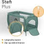 Сгъваема детска кошара Lionelo Stefi Plus Преносима бебешка kошара легло, снимка 3
