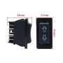DPDT превключвател с 3 позиции и автоматично връщане, 12V/24V 20A – за обръщане посоката на DC 10336, снимка 11