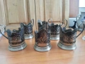 стари руски подстакани поставки за чаши , снимка 1