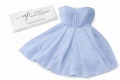 нежна бебешко синя рокля , снимка 1
