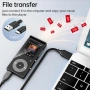 MP3 плеър 90GB Bluetooth 5.3, FM радио, HiFi звук, поддръжка до 128GB, слушалки, снимка 3