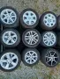 Продавам ОРИГИНАЛНИ джанти+гуми 16 ' цола 5x112 AUDI A4,a6 7,J ET45 централен отвор 57,1, снимка 14