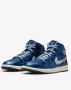 NIKE Air Jordan 1 Mid SE Blue / White Дамски Маратонки👟Дамски Спортни Обувки👟Кецове Код P2864, снимка 1