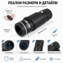 Силен джобен мини монокъл NIKULA 7×18 за лов животни птици концерти туризъм природа детски бинокъл, снимка 6