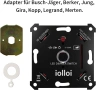 Вграден LED Димер iolloi  3-100W – Ротационен ключ за регулиране на осветление, снимка 3