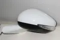 Ляво огледало Citroen C4 Spacetourer (2019-2022г.) 8 пина прибиране прибиращо Бял Бяло, снимка 3