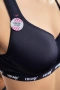 Оригинален черен сутиен Hunkemöller HKMX Comfort Strap, Размер 80D, снимка 3