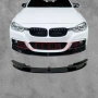 Преден лип спойлер BMW F30 M-Tech черен гланц ф30, снимка 1