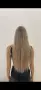 Екстеншъни Mounir Hair стикери 60 бр., естествена руска коса, цвят русо, снимка 1