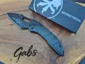 Автоматичен нож Microtech/Borka Stitch OTS AUTO 169-1,Apocalyptic Black, снимка 4