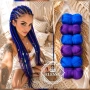 Комплект Бразилско Влакно за Плитки и Прически / Прежда за Коса / Jumbo Braids / Senegalese Twists, снимка 1