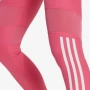 ADIDAS Hyperglam 3-Stripes 7/8 дамски клин висока талия розов фитнес йога, снимка 4