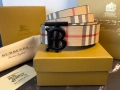 Мъжки Колан Естествена Кожа Burberry, снимка 2