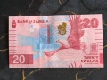Банкнота - Замбия - 20 квача UNC | 2025г., снимка 1