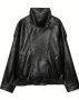Чисто ново кожено яке oversize, снимка 3