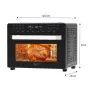 Многофункционален фритюрник с горещ въздух 30L - Мощна 2200W фурна с конвекция, 24 програми, снимка 6