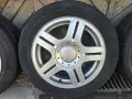 4бр. оригинални алуминиеви джанти за VW 16 цола, 5x112, със зимни гуми, снимка 3