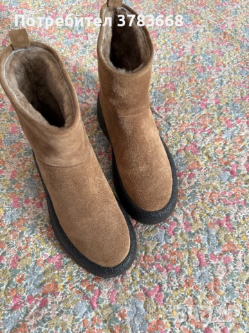 Боти THE ROW – нови, естествена кожа и вълна, снимка 2 - Дамски боти - 54332705