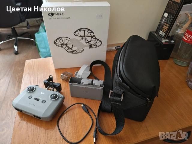 Аксесоари от DJI Mini 2 Fly More Combo + Оригинални предпазители за перки (Батерии на малко цикли)