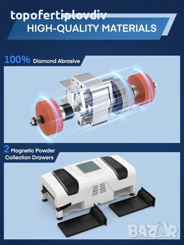 Точило за ножове FOHERE Diamond Abrasive,Гаранция и Безплатна доставка до офис на ЕКОНТ, снимка 8 - Аксесоари за кухня - 55200768