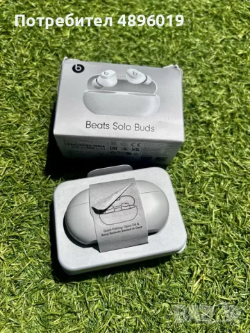 Beats Solo Buds storm gray/безжични слушалки, снимка 2 - Bluetooth слушалки - 55402935