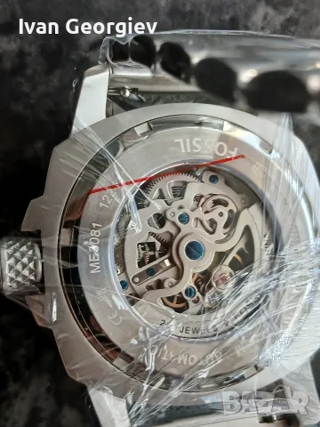 Нов масивен мъжки автоматичен часомник Fossil ME3081, снимка 4 - Мъжки - 55614890