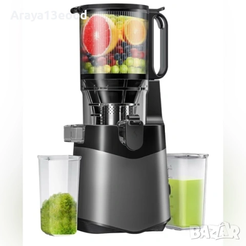 Бавна сокоизстисквачка с технология за студено пресоване, 400 W, BPA-Free