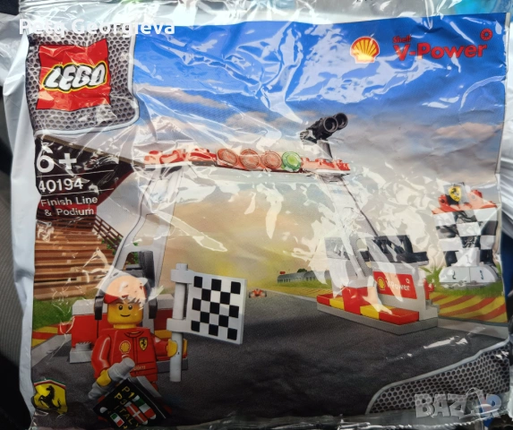 Lego 40194 Shell  Ferrari Финиш и подиум