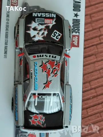 Mini GT #197 Nissan Skyline GT-R (R34) Kaido Star Racing V1- Kaido House, снимка 5 - Колекции - 55506327