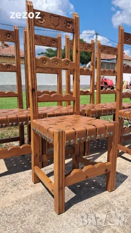 Столове 6 бр.-брутализъм, снимка 3 - Столове - 55584880