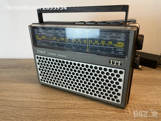 Радио ITT Tiny 109, снимка 5 - Радиокасетофони, транзистори - 54606007