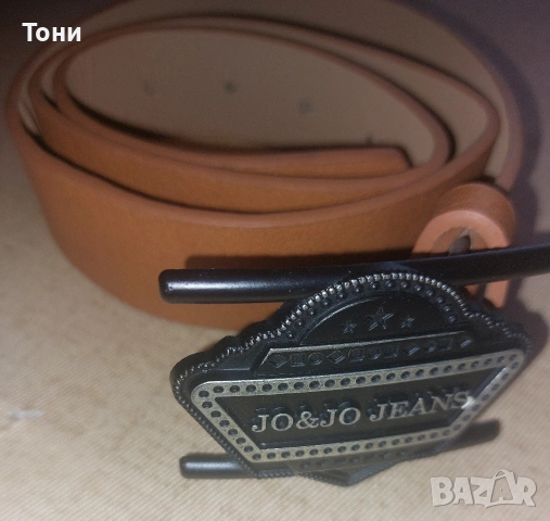 Jo & Jo Jeans Оригинал Нов Стилен Кожен Дамски Колан , снимка 7 - Колани - 55153879