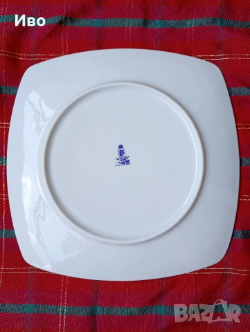 Бели порцеланови чинии, Apulum Fine Porcelain, снимка 2 - Чинии - 54799316