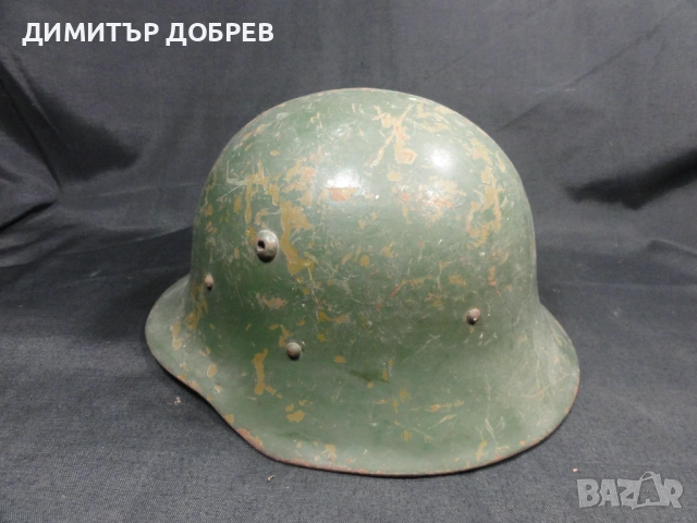 СТАРА БЪЛГАРСКА ВОЕННА КАСКА ШЛЕМ М36, снимка 5 - Антикварни и старинни предмети - 53964764