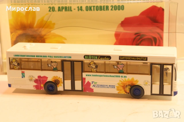 WIKING H0 1/87 MERCEDES BENZ АВТОБУС КОЛИЧКА МОДЕЛ, снимка 4 - Колекции - 54222613