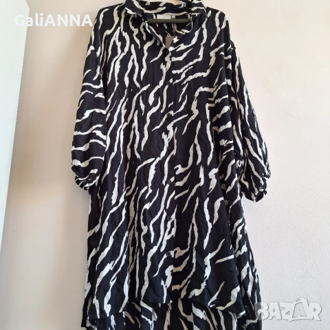 НОВА ТУНИКА В ЕФЕКТЕН ДЕСЕН 3XL-4XL, снимка 4 - Туники - 54393341