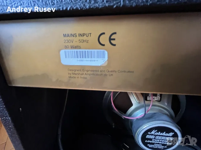 Усилвател Marshall G30R CD 80 W (Транзисторен), снимка 3 - Ресийвъри, усилватели, смесителни пултове - 54252500