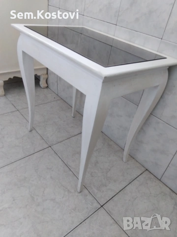 Декоративна дървена винтидж масичка , снимка 5 - Декорация за дома - 54293391