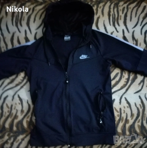 NIKE/НАЙК-Оригинален Черен Памучен Суичър-Горнище !, снимка 2 - Суичъри - 55124791