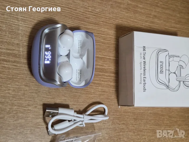 Donerton I66 True Wireless Earbuds, комплект безжични слушалки.Включва кутия за зареждане , снимка 3 - Bluetooth слушалки - 55547054